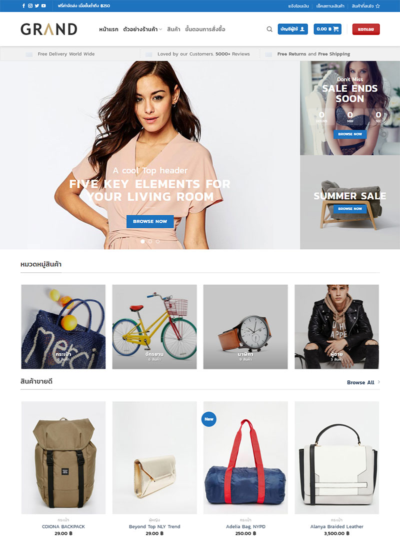 ร้านค้าออนไลน์ wordpress